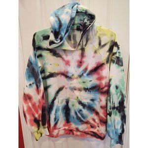 Volcom Tie Dye Hoodie Small Sweatshirt Skateboarding Pullover Unisex